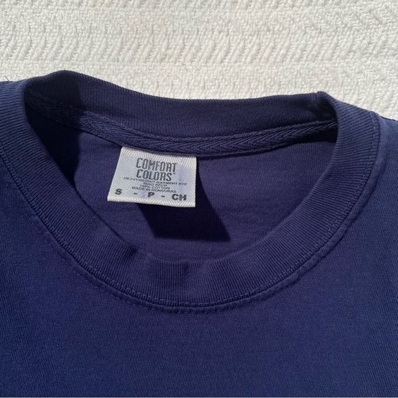 comfort colors / white navy shades sunglasses & casual apparel tee size small - Picture 5 of 5